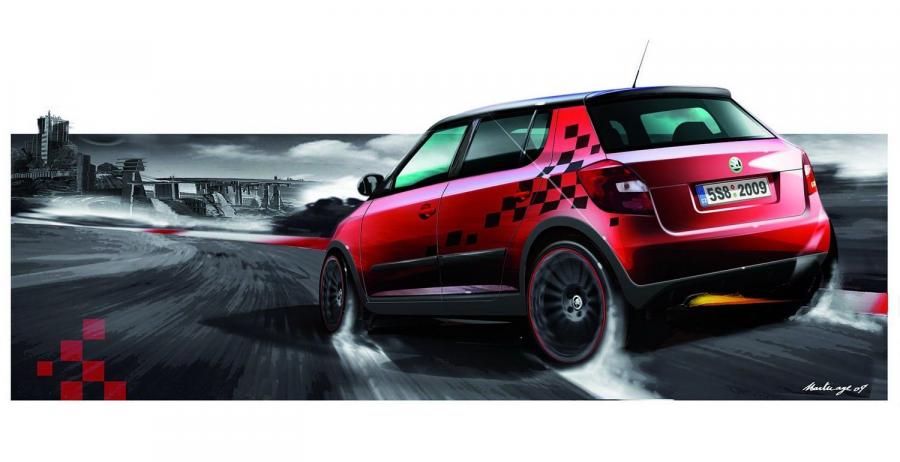  Skoda Fabia Sports Design Concept 2009 года  (фото 3 из 4)